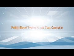 পুরো রক্ত পশুচিকিত্সা দ্রুত পরীক্ষা কিট বিড়ালের রক্তের টাইপিং দ্রুত পরীক্ষা ক্যাসেট