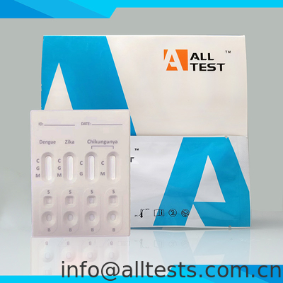 Good price ডেঙ্গু/জিকা/চিকুনগুনিয়া কম্বো র্যাপিড টেস্ট ক্যাসেট সংক্রামক রোগ পরীক্ষা উচ্চ সংবেদনশীলতা সনাক্তকরণ অনলাইন