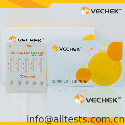 ভালো দাম Rotavirus+Cryptosporidia+Coronavirus+E. Coli K99 +E. Coli O157 Antigen Combo Rapid Test Cassette (Feces) অনলাইন
