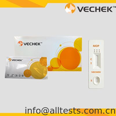 ভালো দাম ৫ মিনিটের রিডিং টাইম সহ পশুচিকিৎসার ব্যবহারের জন্য MOP র‍্যাপিড টেস্ট কিট, উচ্চ নির্ভুলতা, কোনো সরঞ্জামের প্রয়োজন নেই অনলাইন