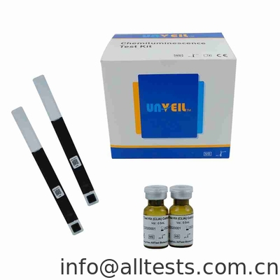 Good price ক্যান্সার অ্যান্টিজেন 125 CLIA টেস্ট কিট 2.3 - 1000 U/ML ডাবল অ্যান্টিবডি স্যান্ডউইচ পদ্ধতি অনলাইন