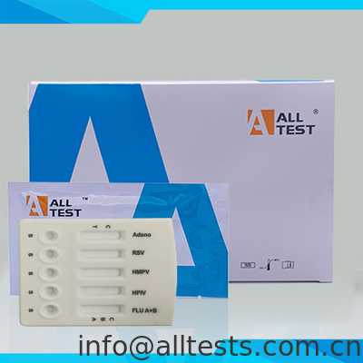Good price সংক্রামক রোগের দ্রুত পরীক্ষা কিট শ্বাসযন্ত্রের রোগ অ্যাডেনোভাইরাস/আরএসভি/এইচএমপিভি/এইচপিআইভি/ইনফ্লুয়েঞ্জা টেস্টিং কিট অনলাইন