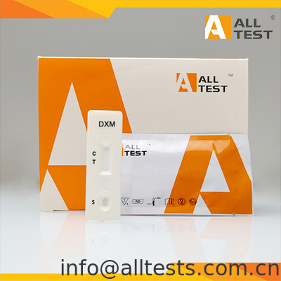Good price ডেক্সট্রোমেথর্ফান ডিএক্সএম সারফেস টেস্ট ক্যাসেট উচ্চ নির্ভুলতা সনাক্তকরণ ডেক্সট্রোমেথর্ফান অনলাইন