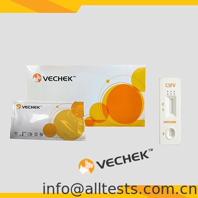 ভালো দাম দ্রুত ফলাফলের জন্য সিএসএফভি অ্যান্টিবডি র্যাপিড টেস্ট ক্যাসেট উচ্চ নির্ভুলতা 10 মিনিটের মধ্যে সহজ অপারেশন অনলাইন