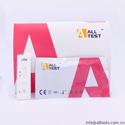 Good price মেডিকেল র‌্যাপিড ডায়াগনস্টিক টেস্ট কার্ডিয়াক ট্রপোনিন আই (সিটিএনআই) সিই সহ তীব্র করোনারি সিন্ড্রোমের জন্য দ্রুত পরীক্ষার অনলাইন