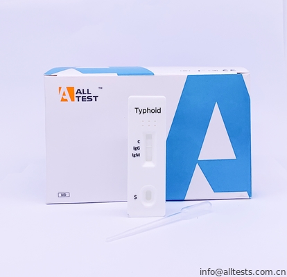 Good price র‌্যাপিড টেস্ট কিটস লেটারাল ফ্লো ইমিউনোক্রোম্যাটোগ্রাফিক অ্যাসেস টাইফয়েড র‌্যাপিড টেস্ট ক্যাসেট (সিরাম / প্লাজমা) অনলাইন