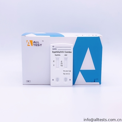 Good price উচ্চ মানের সিফিলিস / এইচআইভি 1.2.O কম্বো র‌্যাপিড টেস্ট ক্যাসেট পুরো রক্ত ​​/ সিরাম / প্লাজমা অনলাইন