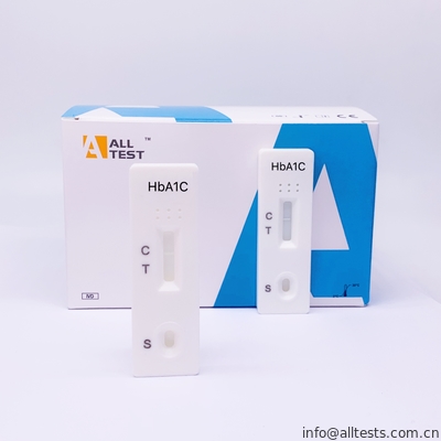 Good price সিই সার্টিফাইড গ্লাইকেটেড হিমোগ্লোবিন (এইচবিএ 1 সি) পুরো রক্তে দ্রুত পরীক্ষা করে অনলাইন