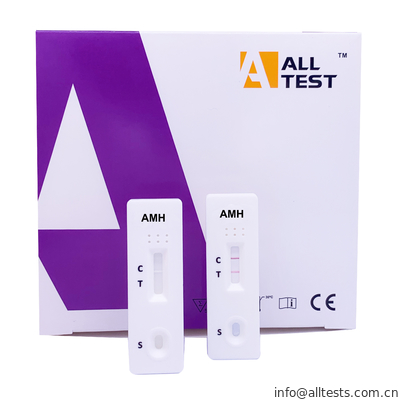 Good price ওভারিয়ান ফাংশনের জন্য পুরো রক্ত ​​/ সিরাম / প্লাজমা সহ এএমএইচ র‌্যাপিড টেস্ট ক্যাসেট অনলাইন