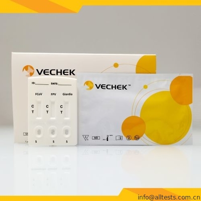 Good price FCoV + FPV + Giardia Lamblia অ্যান্টিজেন কম্বো র‍্যাপিড টেস্ট মল নমুনা অনলাইন