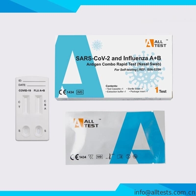 Good price SARS-CoV-2 এবং ইনফ্লুয়েঞ্জা A+B অ্যান্টিজেন কম্বো র‌্যাপিড টেস্ট অনুনাসিক সোয়াব অনলাইন